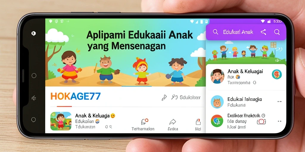 Antarmuka HOKAGE77 yang edukatif dan menarik untuk anak-anak.