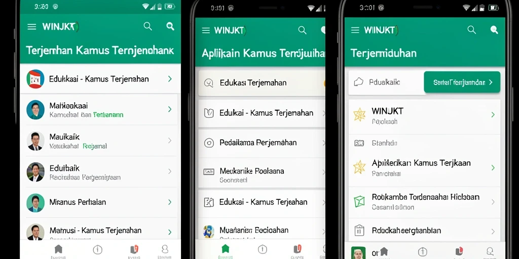 Tampilan antarmuka WINJKT yang sederhana dan mudah digunakan.