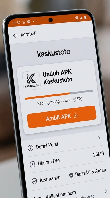 Tampilan halaman APK kaskustoto